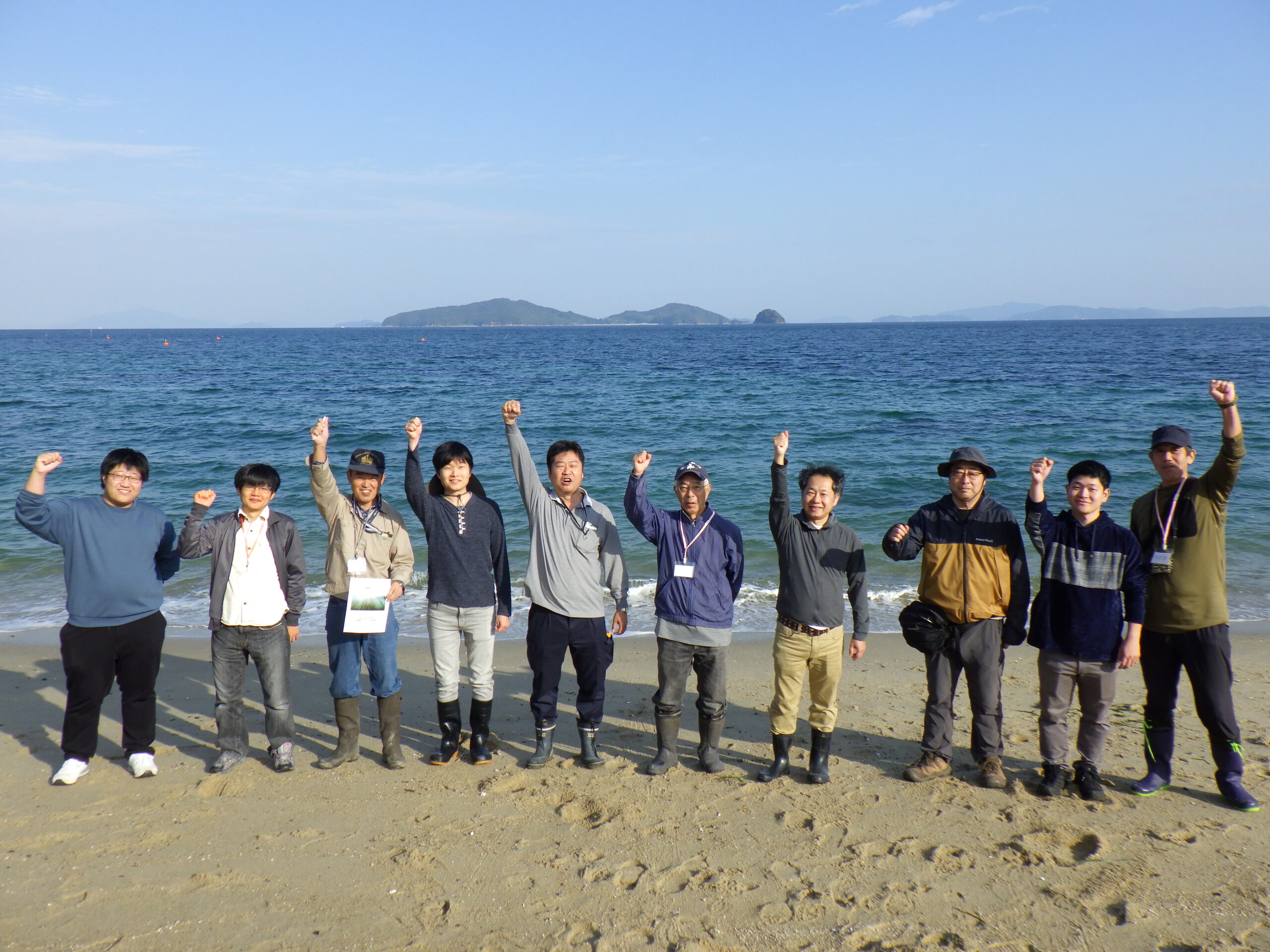 アマモ場の再生活動体験会（アマモの種まき会）を開催しました！